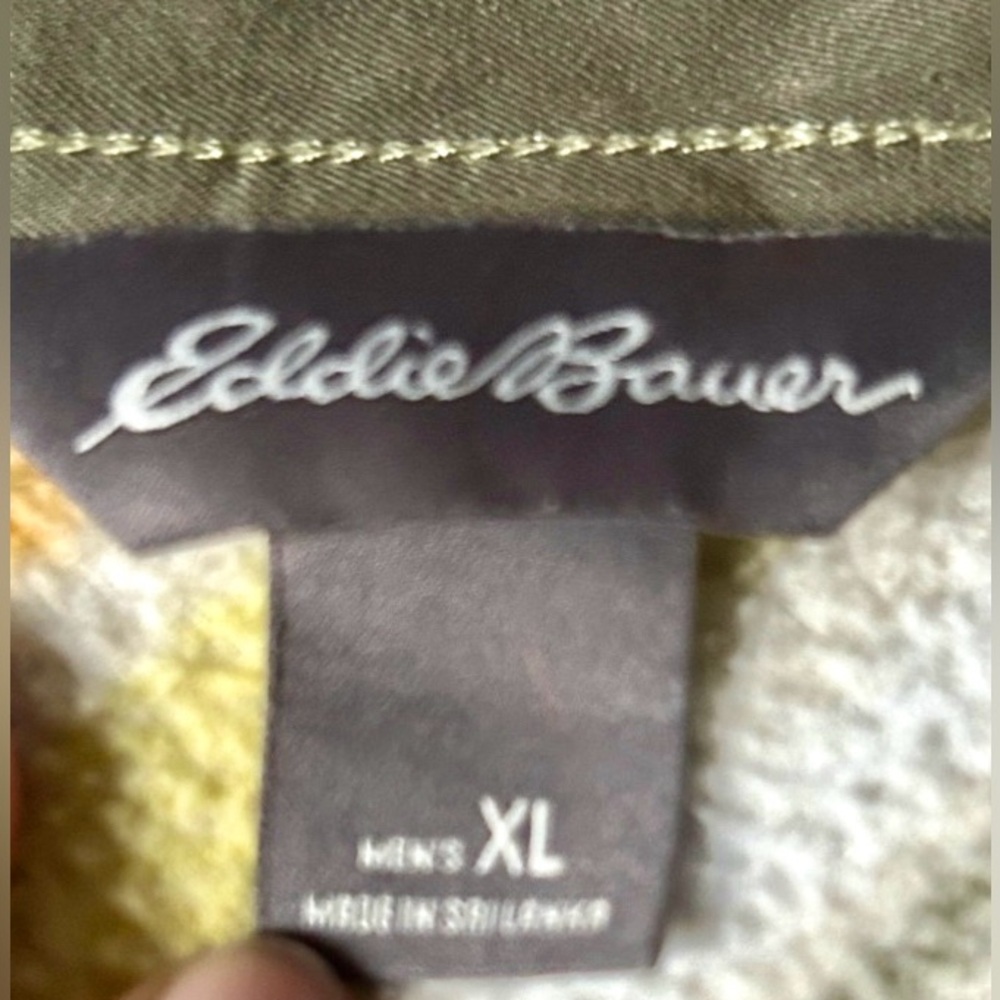 Eddie Bauer Men's "Chutes" Striped Microfleece Shirt Jacket Shacket View 2